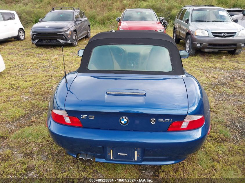 2001 BMW Z3 3.0 VIN: WBACN53441LL46897 Lot: 40525894