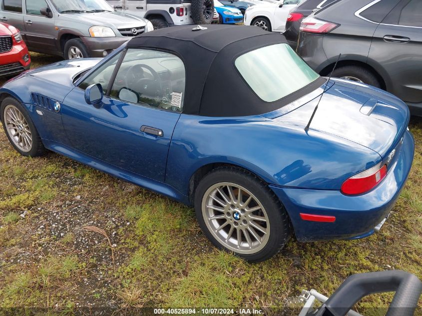 2001 BMW Z3 3.0 VIN: WBACN53441LL46897 Lot: 40525894