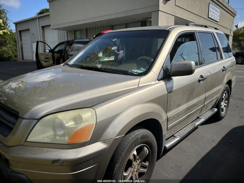 2005 Honda Pilot VIN: 5FNYF18555B051249 Lot: 40528102