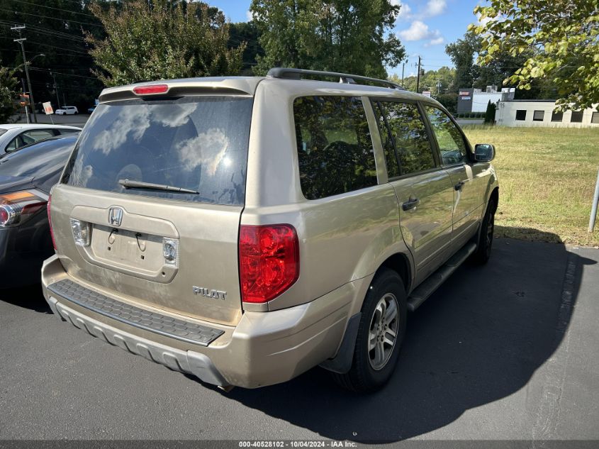 2005 Honda Pilot VIN: 5FNYF18555B051249 Lot: 40528102