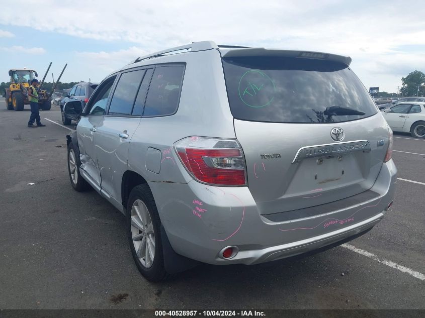 2009 Toyota Highlander Hybrid VIN: JTEEW41A792028992 Lot: 40528957