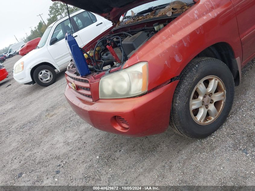 2003 Toyota Highlander VIN: JTEGD21A030065985 Lot: 40529672