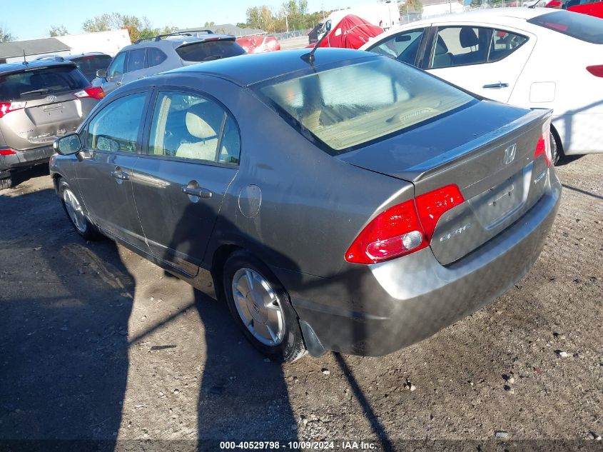 2007 Honda Civic Hybrid VIN: JHMFA36217S025469 Lot: 40529798