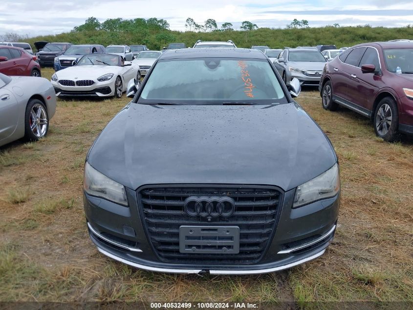 2013 Audi A8 L Quattro VIN: WAUR2AFD2DN017258 Lot: 40532499