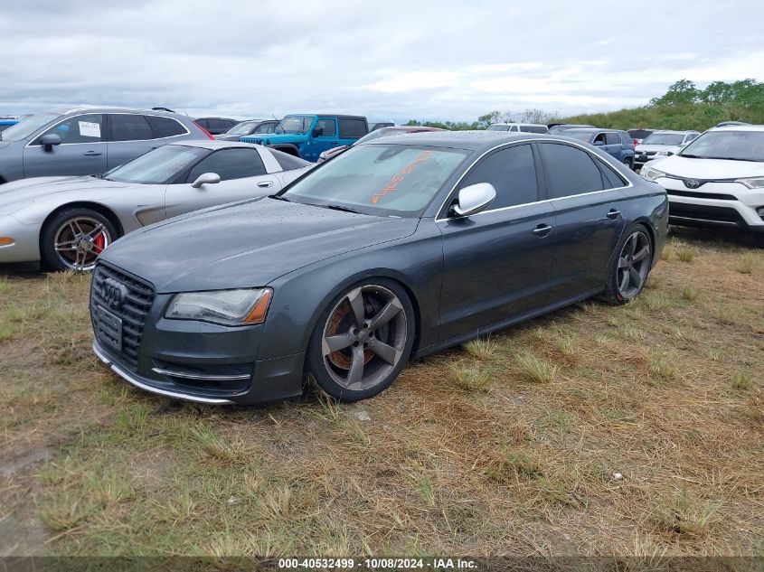 2013 Audi A8 L Quattro VIN: WAUR2AFD2DN017258 Lot: 40532499