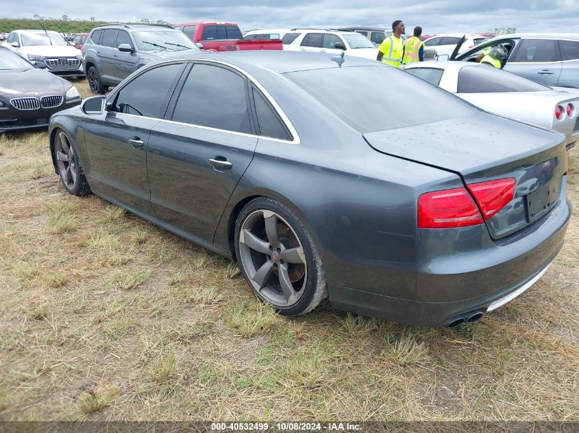 2013 Audi A8 L Quattro VIN: WAUR2AFD2DN017258 Lot: 40532499