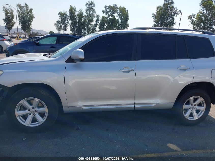 2010 Toyota Highlander Base V6 VIN: 5TDZK3EH2AS021237 Lot: 40533650