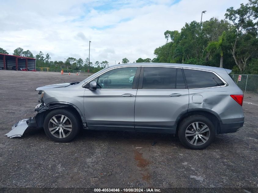 2016 Honda Pilot Exln VIN: 5FNYF6H74GB114083 Lot: 40534046