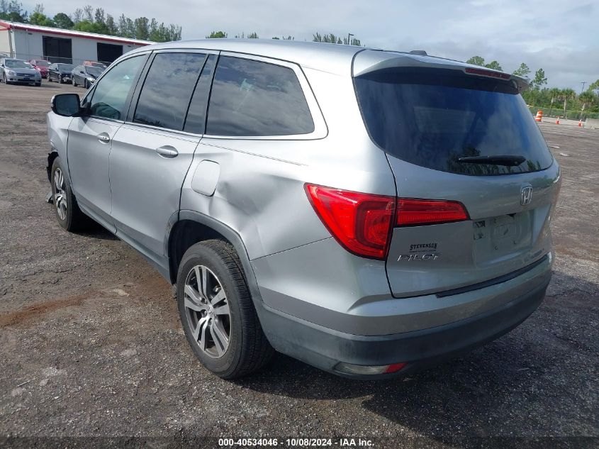 2016 Honda Pilot Exln VIN: 5FNYF6H74GB114083 Lot: 40534046