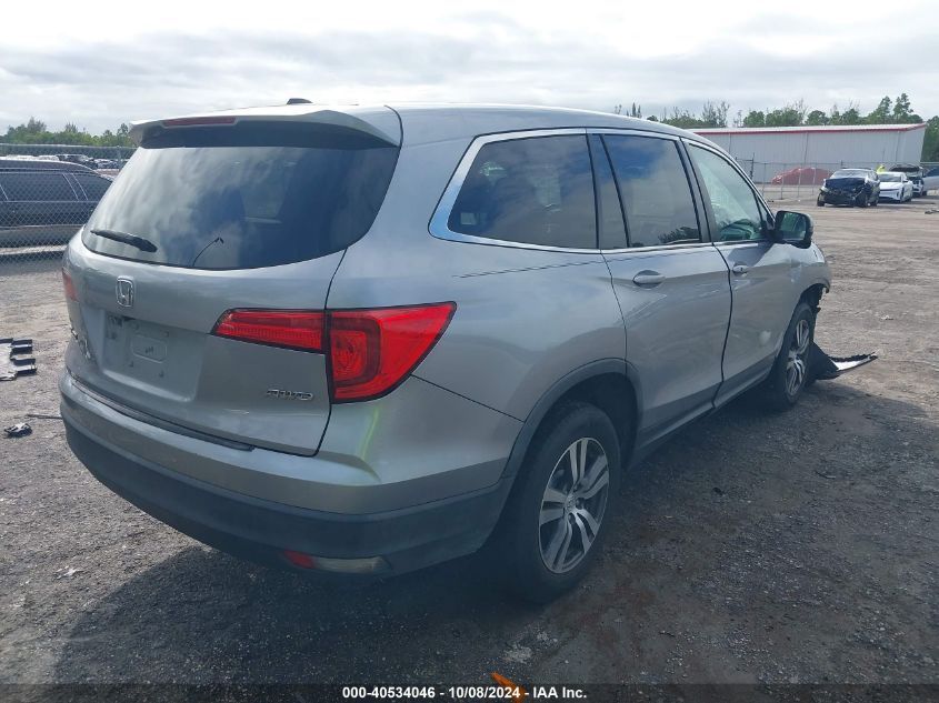 2016 Honda Pilot Exln VIN: 5FNYF6H74GB114083 Lot: 40534046