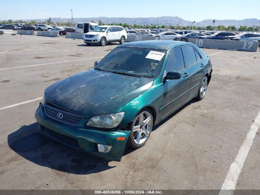 2001 Lexus Is 300 VIN: JTHBD182110016989 Lot: 40536098