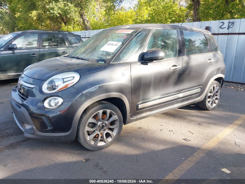 2014 Fiat 500L Trekking VIN: ZFBCFADH2EZ019284 Lot: 40536240