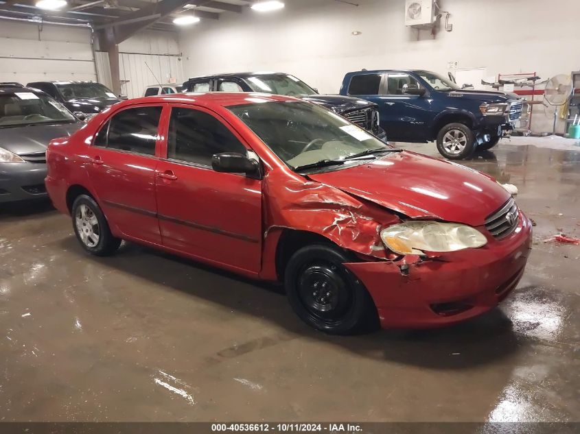 2003 Toyota Corolla Ce VIN: JTDBR32E630038054 Lot: 40536612