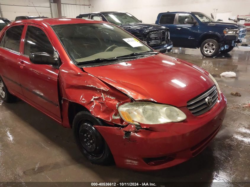 2003 Toyota Corolla Ce VIN: JTDBR32E630038054 Lot: 40536612