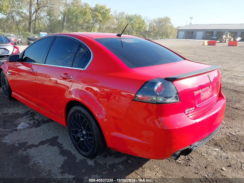 2009 Pontiac G8 Gt VIN: 6G2EC57Y49L306238 Lot: 40537235