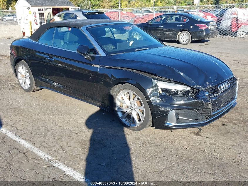 2020 Audi A5 Cabriolet Premium Plus 45 Tfsi Quattro S Tronic VIN: WAUWNGF59LN004303 Lot: 40537343