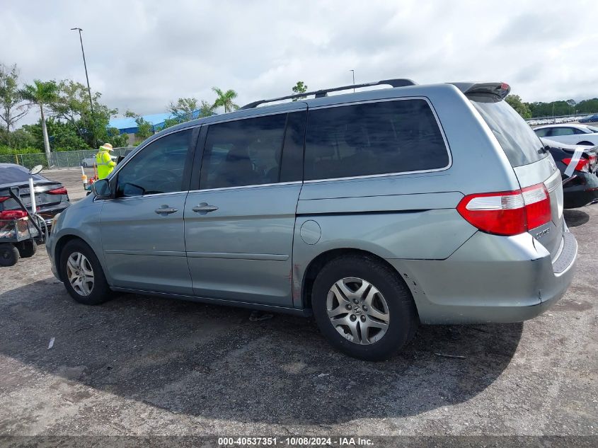 2006 Honda Odyssey Ex-L VIN: 5FNRL38786B036367 Lot: 40537351