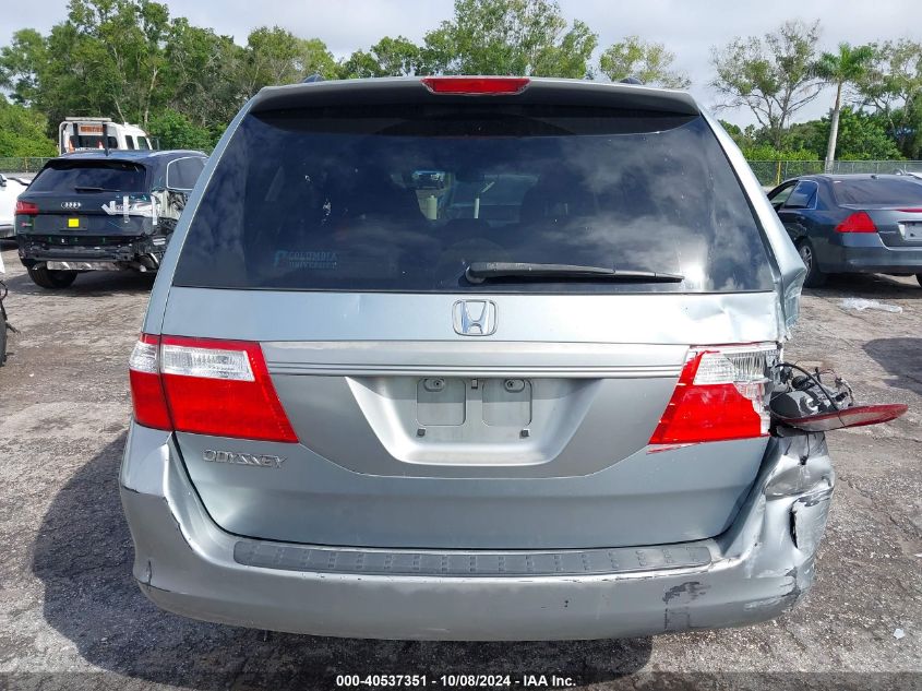 2006 Honda Odyssey Ex-L VIN: 5FNRL38786B036367 Lot: 40537351