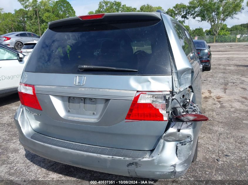 2006 Honda Odyssey Ex-L VIN: 5FNRL38786B036367 Lot: 40537351