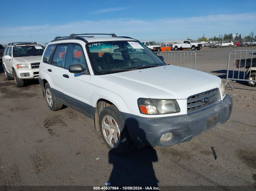 2003 Subaru Forester X VIN: JF1SG63673H738493 Lot: 40537964