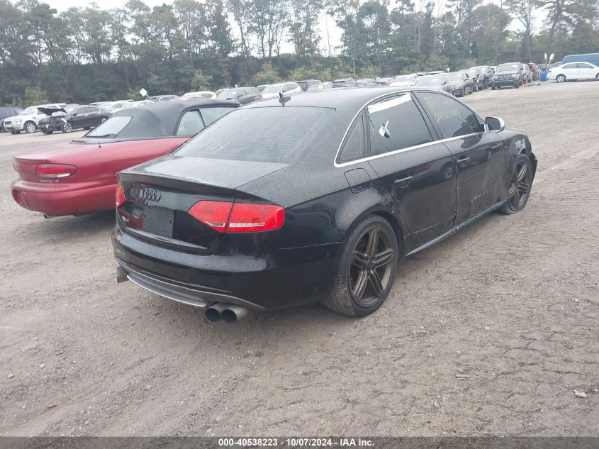 2010 Audi S4 3.0 Premium Plus VIN: WAUBGAFL1AA103674 Lot: 40538223