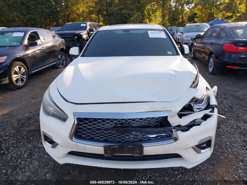 2018 Infiniti Q50 3.0T Luxe VIN: JN1EV7AR9JM443046 Lot: 40539973