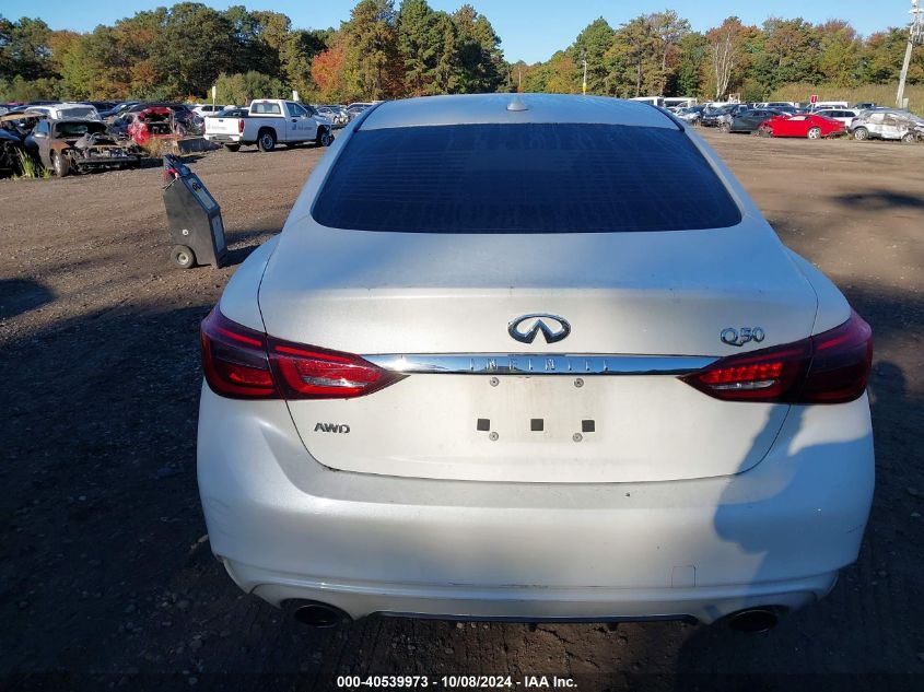 2018 Infiniti Q50 3.0T Luxe VIN: JN1EV7AR9JM443046 Lot: 40539973