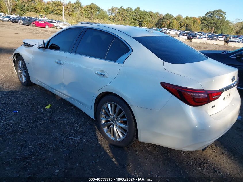 2018 Infiniti Q50 3.0T Luxe VIN: JN1EV7AR9JM443046 Lot: 40539973