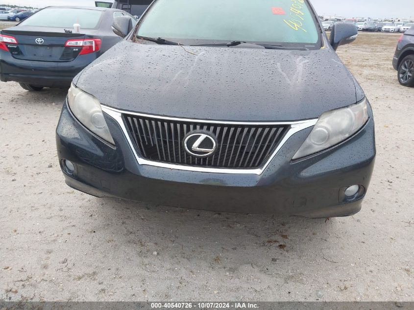 2010 Lexus Rx 350 VIN: 2T2ZK1BA3AC032117 Lot: 40540726