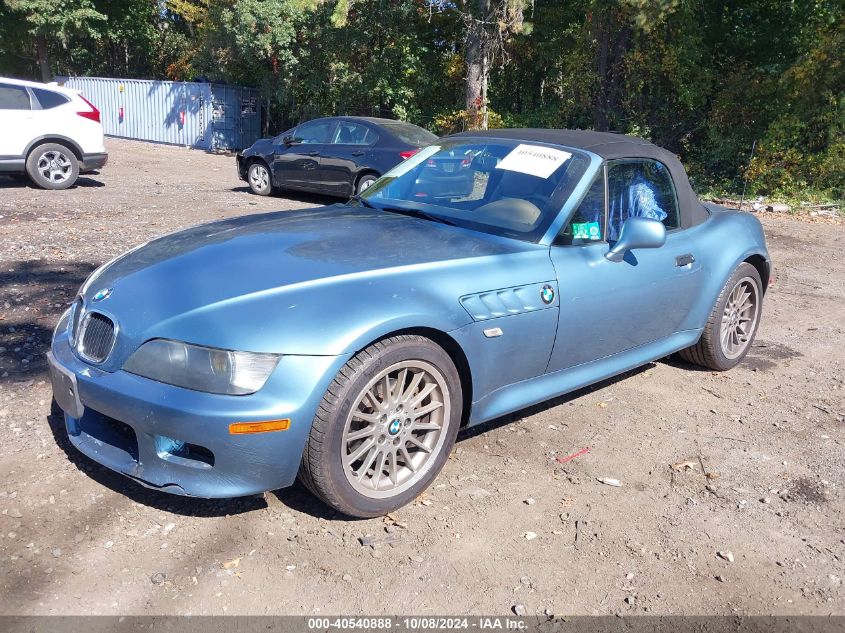 2002 BMW Z3 3.0I VIN: 4USCN53402LJ60577 Lot: 40540888