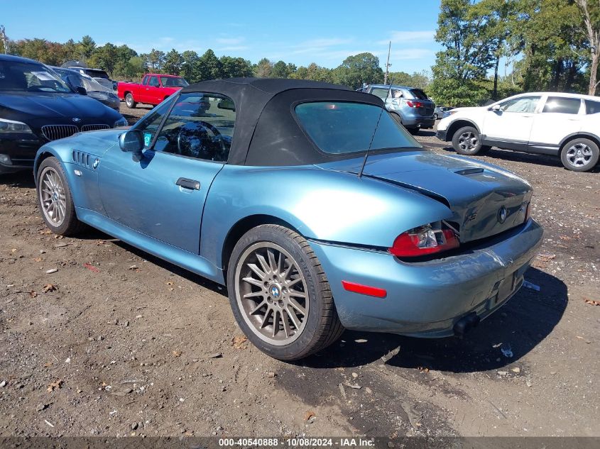 2002 BMW Z3 3.0I VIN: 4USCN53402LJ60577 Lot: 40540888