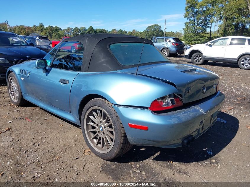 2002 BMW Z3 3.0I VIN: 4USCN53402LJ60577 Lot: 40540888