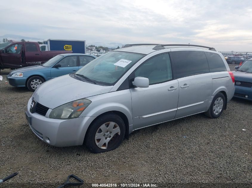 2006 Nissan Quest 3.5 VIN: 5N1BV28U86N103316 Lot: 40542516