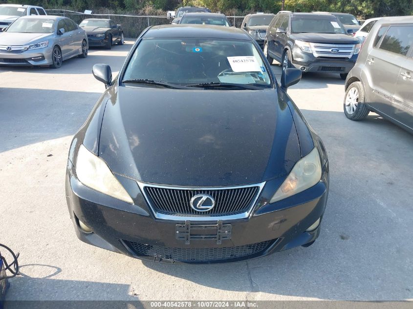 2007 Lexus Is 350 VIN: JTHBE262472011207 Lot: 40542578