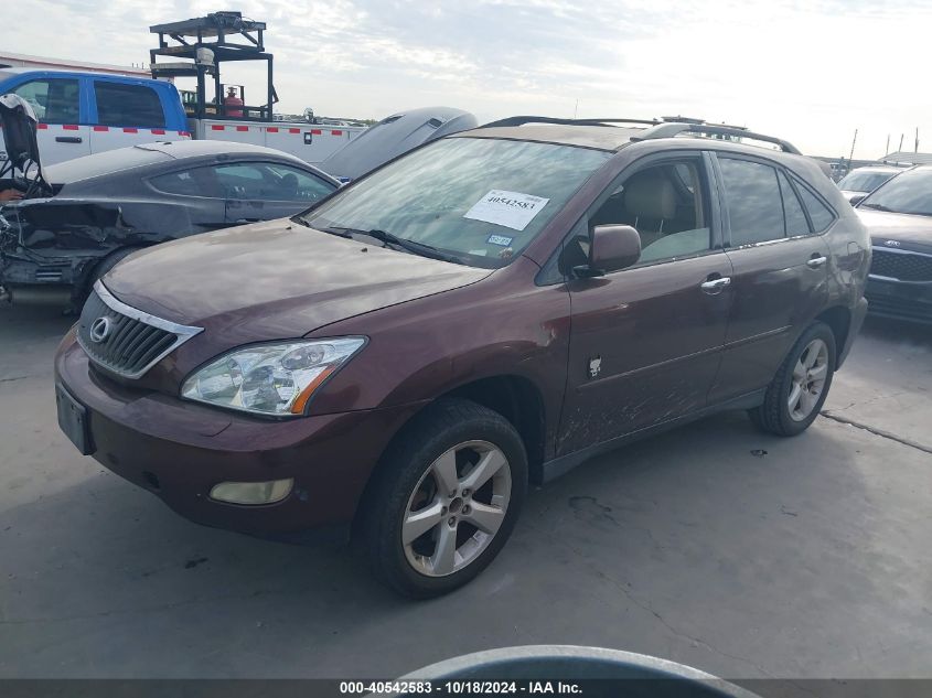 2008 Lexus Rx 350 VIN: JTJGK31U080013836 Lot: 40542583