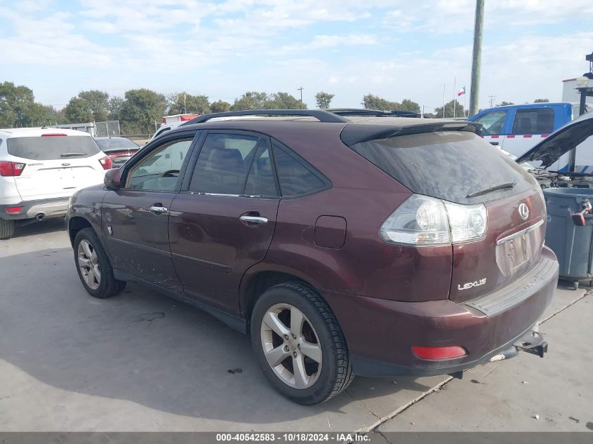 2008 Lexus Rx 350 VIN: JTJGK31U080013836 Lot: 40542583