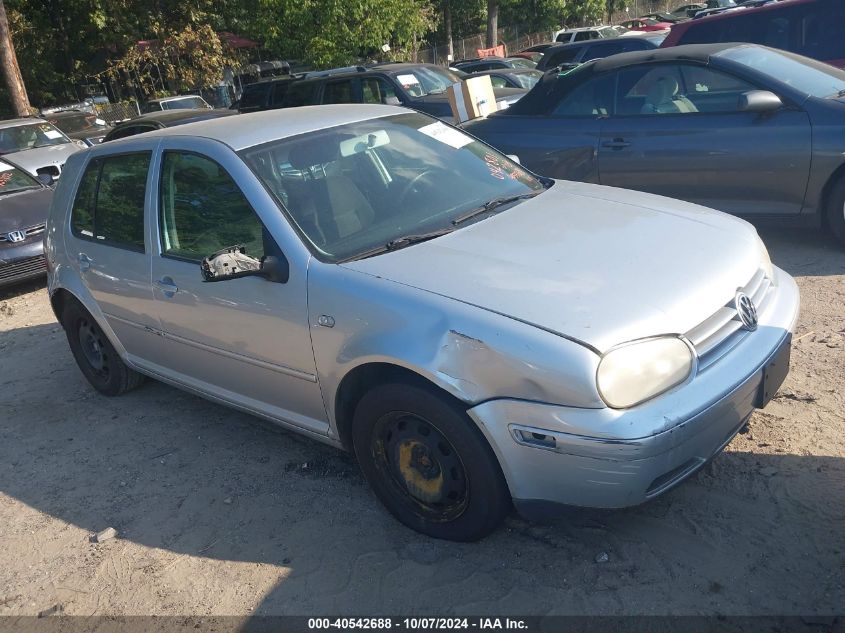 2001 Volkswagen Golf Gls VIN: 9BWGT61J014042801 Lot: 40542688