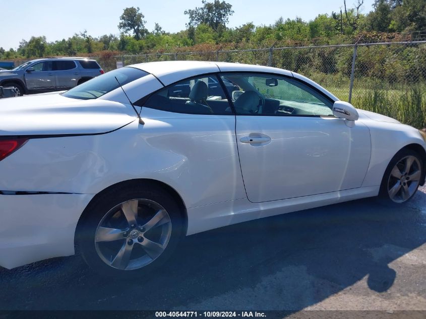 2011 Lexus Is 250C VIN: JTHFF2C22B2517792 Lot: 40544771