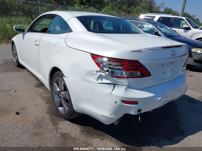 2011 Lexus Is 250C VIN: JTHFF2C22B2517792 Lot: 40544771