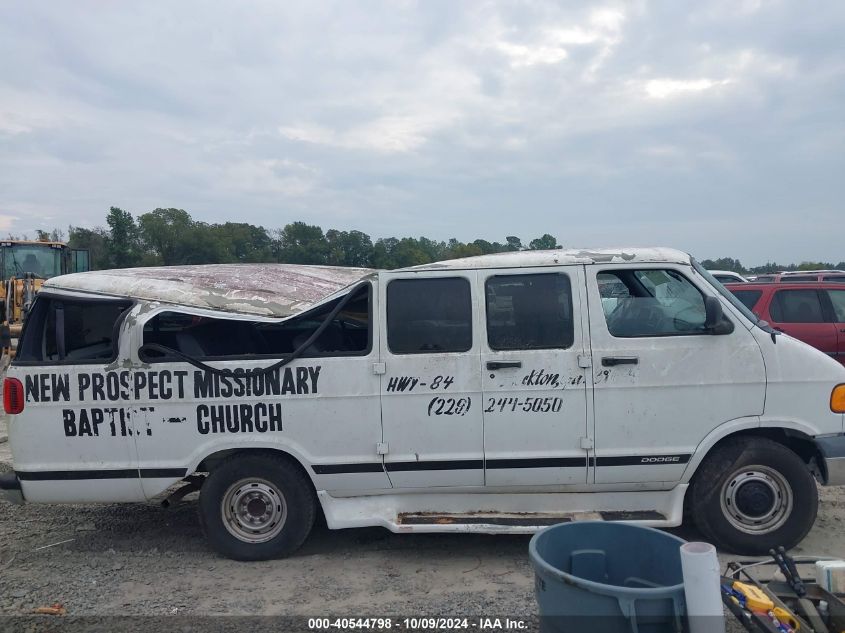 1999 Dodge Ram Wagon 3500 VIN: 2B5WB35Z3XK556849 Lot: 40544798