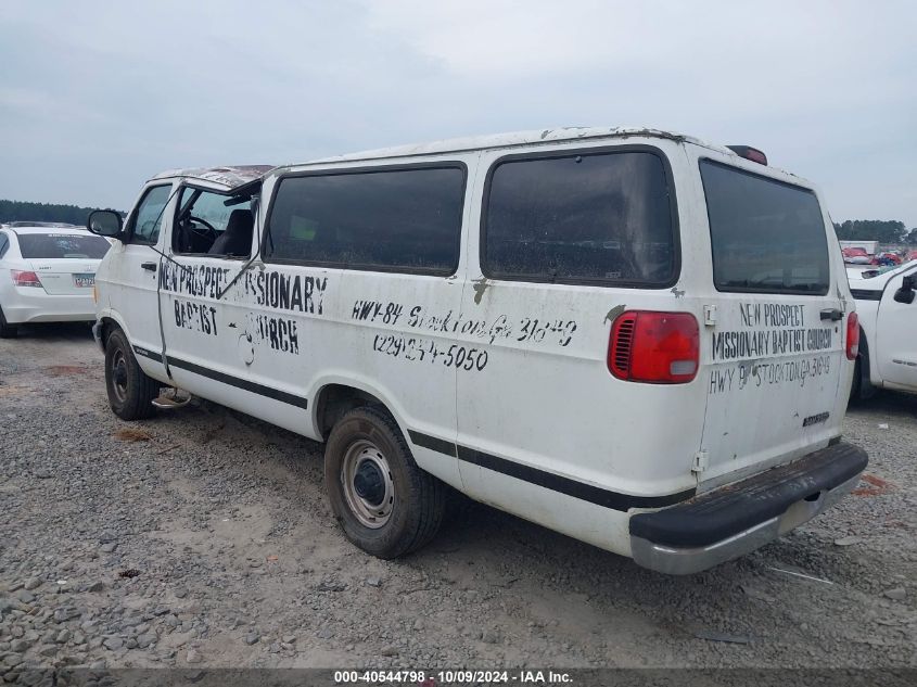 1999 Dodge Ram Wagon 3500 VIN: 2B5WB35Z3XK556849 Lot: 40544798