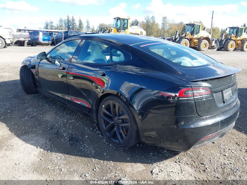 2022 Tesla Model S Plaid Tri Motor All-Wheel Drive VIN: 5YJSA1E6XNF496698 Lot: 40546371