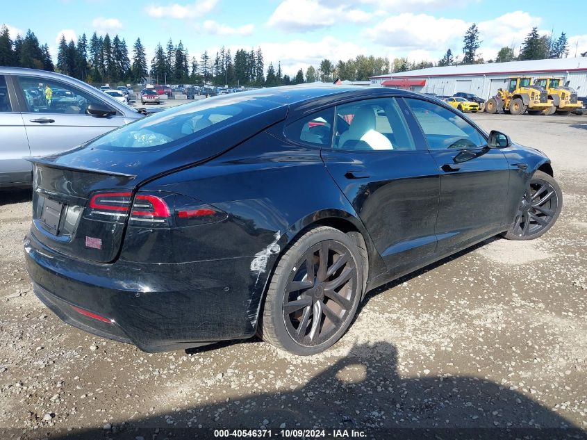 2022 Tesla Model S Plaid Tri Motor All-Wheel Drive VIN: 5YJSA1E6XNF496698 Lot: 40546371