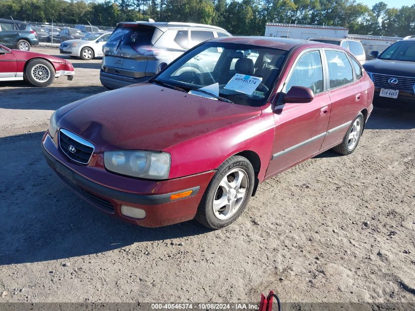 2002 Hyundai Elantra Gt VIN: KMHDN55D42U037717 Lot: 40546374