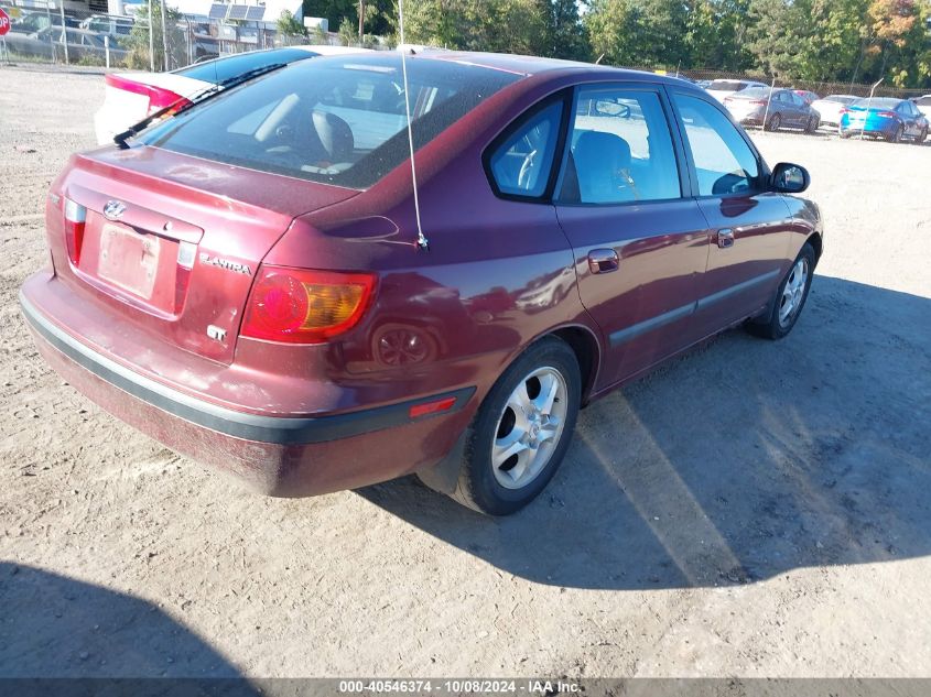 2002 Hyundai Elantra Gt VIN: KMHDN55D42U037717 Lot: 40546374