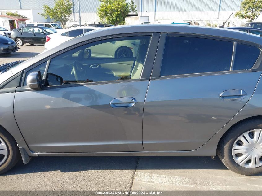 2011 Honda Insight Lx VIN: JHMZE2H55BS006063 Lot: 40547624