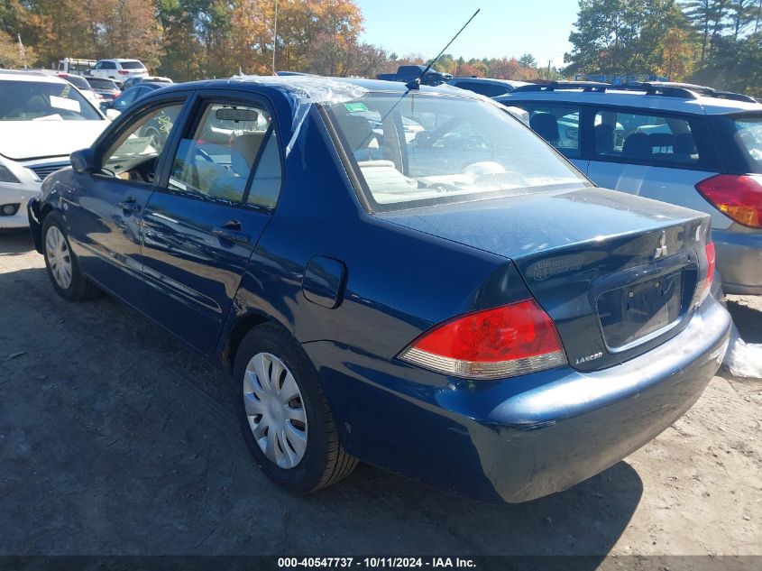 2006 Mitsubishi Lancer Es/Se VIN: JA3AJ26E46U009381 Lot: 40547737