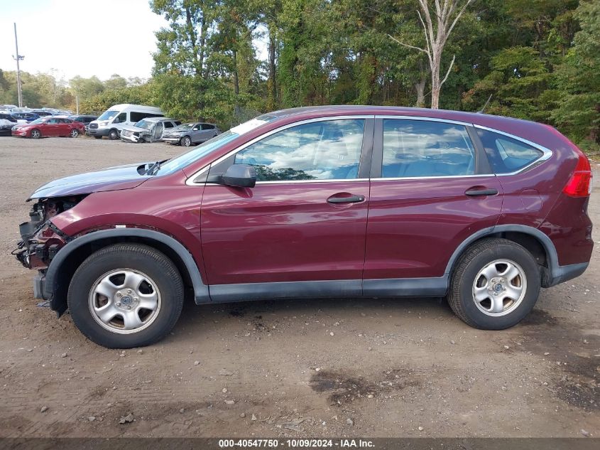 2015 Honda Cr-V Lx VIN: 5J6RM4H39FL017138 Lot: 40547750