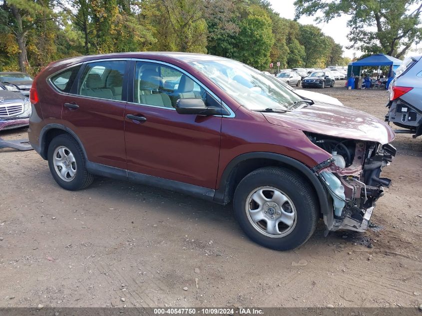 2015 Honda Cr-V Lx VIN: 5J6RM4H39FL017138 Lot: 40547750