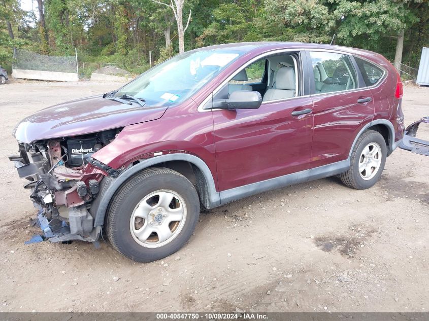 2015 Honda Cr-V Lx VIN: 5J6RM4H39FL017138 Lot: 40547750